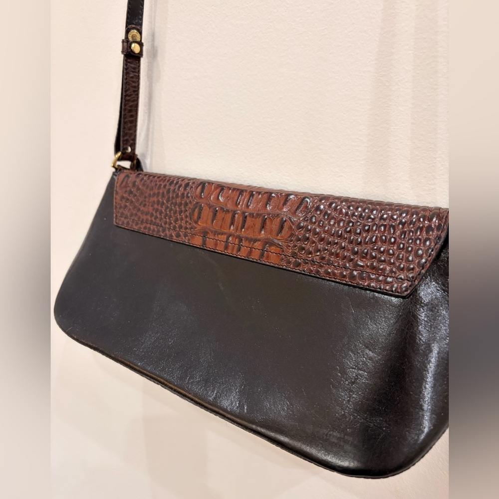Brahmin DARIA Luxury Croc Embossed Leather Bag - Picture 6 of 7
